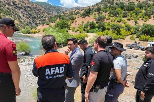 Çayda kaybolan Vedatı arama çalışmaları 4üncü gününde