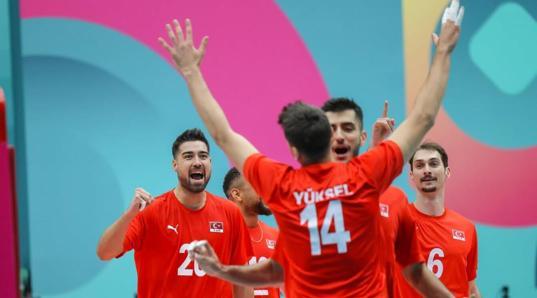Erkek Voleybol Milli Takımı Bahyreni 3-0 mağlup etti