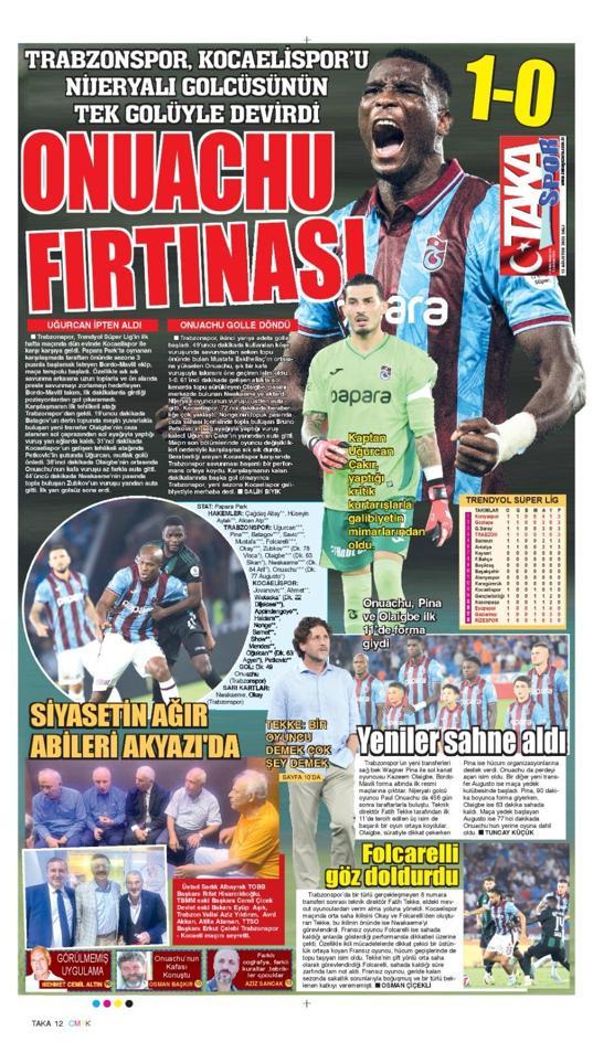 Trabzonspor lige 3 puanla başladı