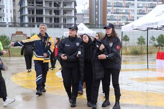 Kaza şehidi polis memurunun cenazesi, törenle Ankaraya uğurlandı