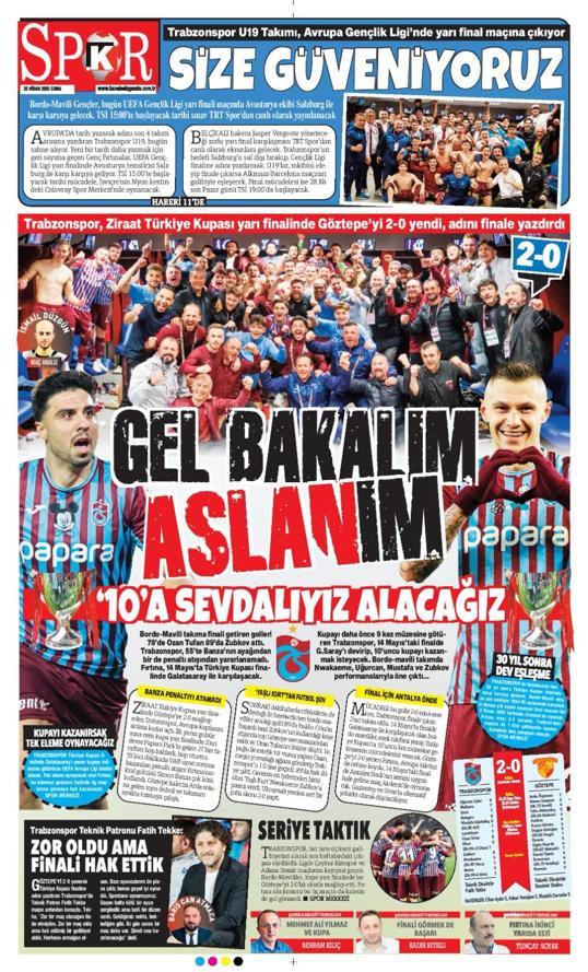 Trabzonspor’da final coşkusu