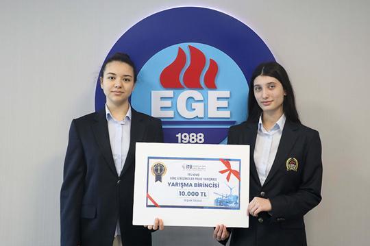 Özel Ege Lisesi, Genç Girişimciler Proje Yarışması'nda birincilik elde etti