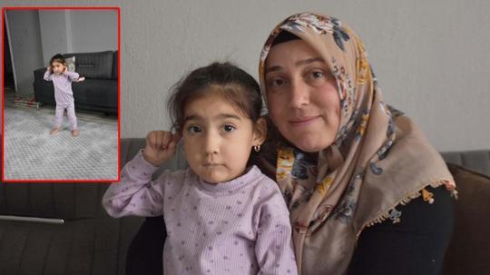 4 yaşındaki SMA'lı Cennet Su, ilk adımlarını attı