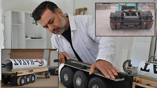 Silopili marangoz ustasından kazalara karşı 'Hayat Freni'