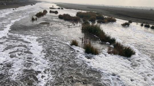 Dicle Nehri’nden ‘köpük’ akıyor