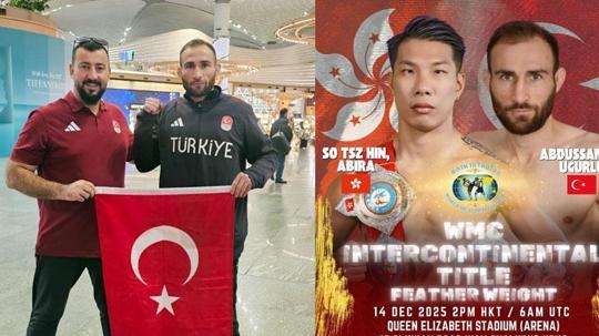 Muay Thai Süper Ligi şampiyonu Uğurlu, Hong Kong'ta unvan için ringe çıkıyor