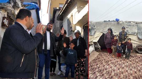 3 yıldır çadırda yaşayan aile, yardım kampanyasıyla ev sahibi oldu