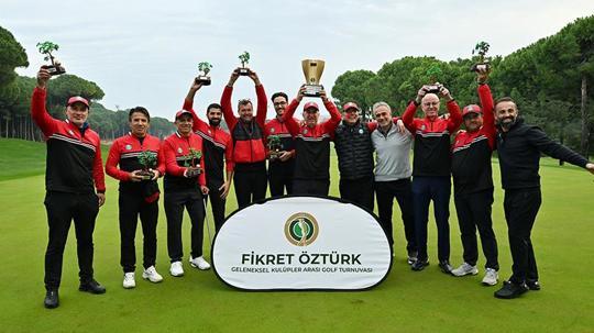 Fikret Öztürk Kulüplerarası Golf Turnuvası'nda şampiyon Kemer Golf Kulübü
