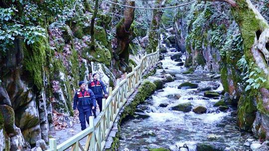 Çanakkale’de Ayazma Pınarı Tabiat Parkı'na jandarma koruması