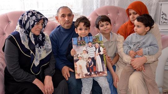 Erzurum'daki yangında 3 işitme engelli çocuk babasız kaldı