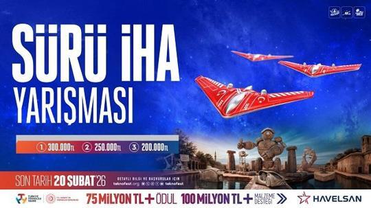 TEKNOFEST Sürü İHA Yarışması başvuruları başladı