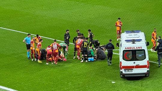 Galatasaray - İstanbulspor maçında korku dolu anlar