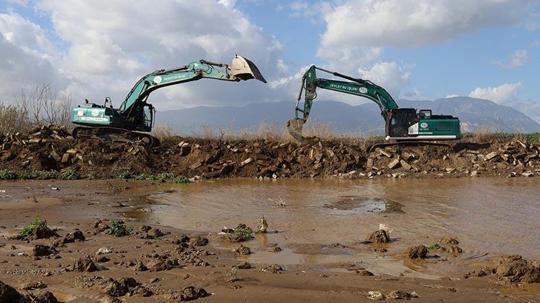 DSİ'den Irlamaz Çayı'nda taşkın sonrası çalışma