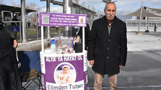 SMA'lı torunu için gönüllülerle el ele verdi