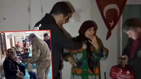 Gaziantep’te sağanak nedeniyle konteyner kentte kalan 60 kişi tahliye edildi