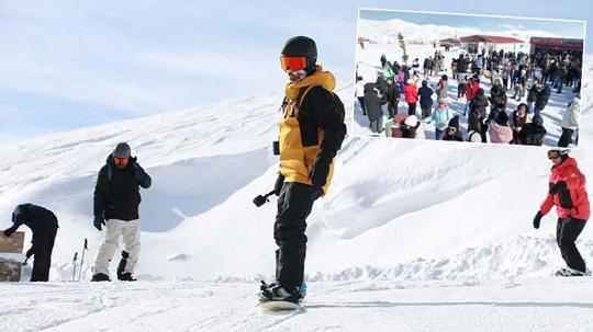 Yıldız Dağı'nda hafta sonu yoğunluğu