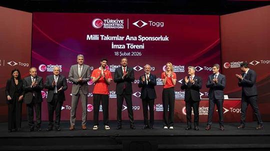 Türkiye Basketbol Federasyonu ile Togg arasında sponsorluk anlaşması imzalandı