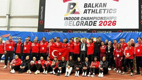 Türkiye, Balkan Salon Atletizm Şampiyonası’nda 14 madalya kazandı