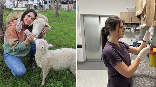 Acil serviste hastalara, çiftlikte hayvanlara şifa dağıtıyor