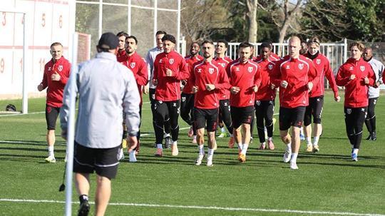 Samsunspor, Rayo Vallecano maçı hazırlıklarını tamamladı