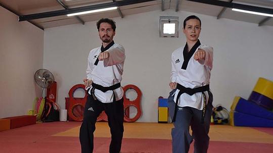 Tekvandocu çiftten, 2 altın madalya