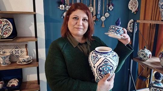 Topkapı Sarayı’nda görüp etkilendiği çini sanatında ‘Kültürel Miras Temsilcisi’ oldu
