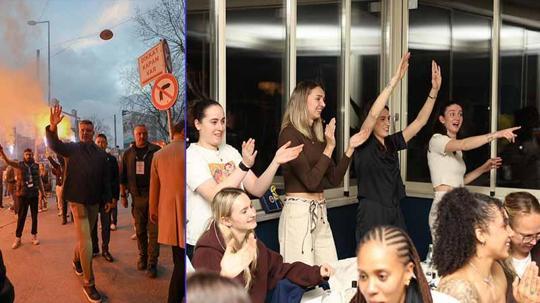 Fenerbahçe Opet şampiyonluğu kutladı