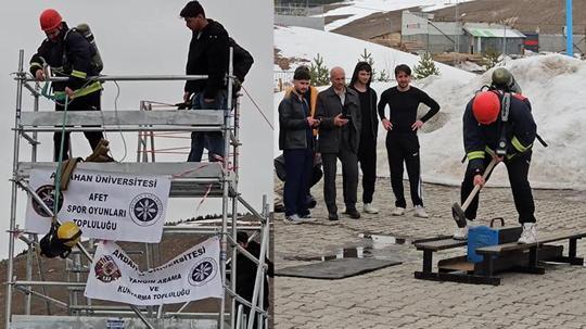 Üniversite öğrencileri afet oyunları için sahaya çıkacak