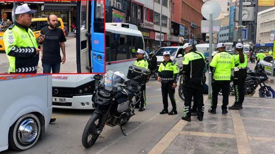 Gereksiz korna kullandığı gerekçesiyle ceza kesildi, gazetecilere hakaret etti