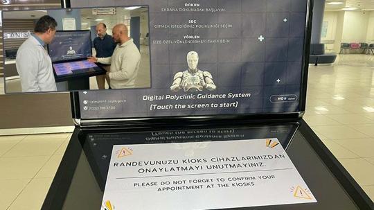 Hastanede 'yapay zekalı rehber' dönemi