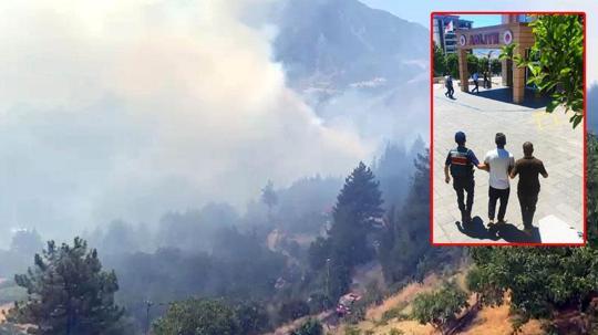 Şakalaşırken 92 hektar orman yakana 5 yıl 6 ay hapis