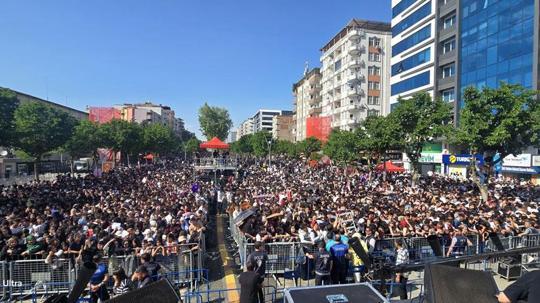 Batman Petrolspor’un, 1’inci Lig’e yükselmesi kentte coşkuyla kutlandı