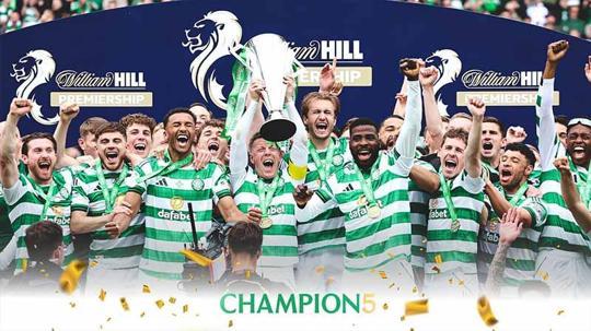 İskoçya Ligi'nde şampiyon Celtic oldu