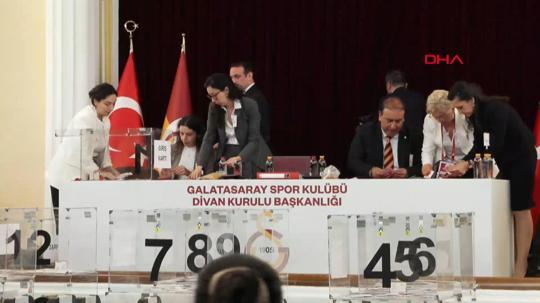 Galatasaray Olağan Seçimli Genel Kurulu’nda oy sayımına geçildi