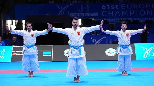 Türkiye Karate Erkek Kata Takımı Avrupa ikincisi oldu