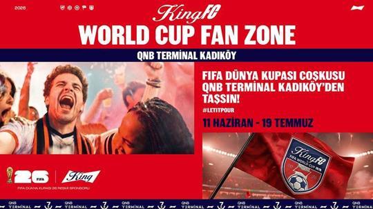 FIFA Dünya Kupası heyecanı QNB Terminal Kadıköy Platform’da yaşanacak