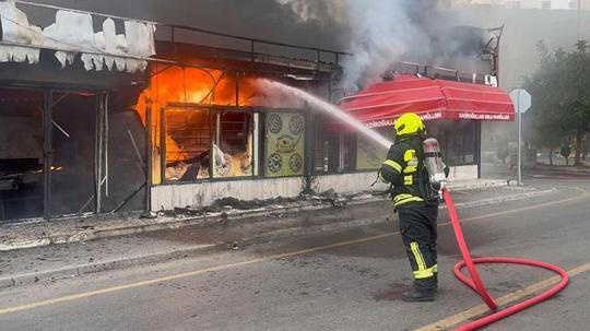 Mersin’de fırında çıkan yangın hasara neden oldu