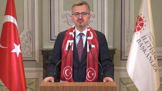 İletişim Başkanı Duran'dan, A Milli Futbol Takımı'na destek mesajı