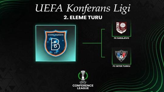 Başakşehir, Sarajevo - Inter Turku maçının galibi ile karşılaşacak