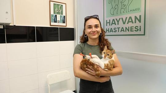 Kazazede 'Balım', protez patileriyle yeniden yürüdü