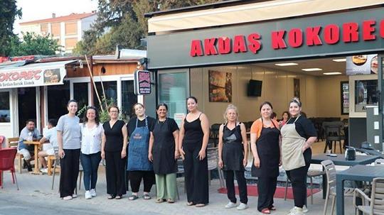 Ödemiş'te sokağın tamamı kadın esnafa emanet