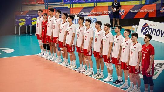 18 Yaş Altı Erkek Voleybol Milli Takımı, Sırbistan'a mağlup oldu