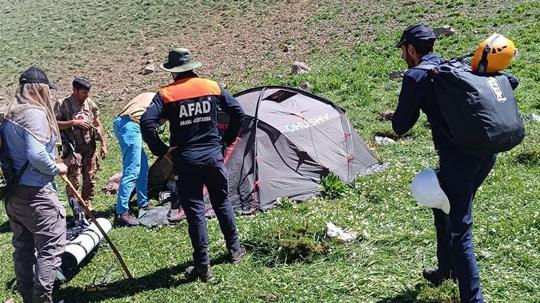 Cilo Sat Dağı’nda kaybolan dağcı için arama çalışmaları 2'nci gününde
