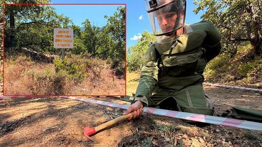 Tunceli'de mayınlı alanlar JÖMAT timleriyle güvenli hale getiriliyor