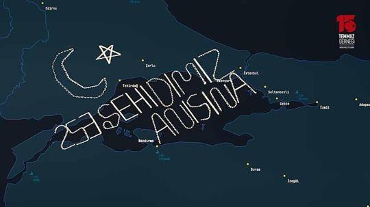 15 Temmuz’un 10’uncu yılında İHA’larla ay yıldızlı radar izi