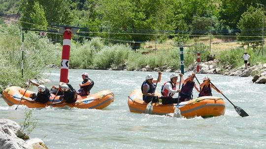 Türkiye Rafting Şampiyonası'nın 3'üncü ayağından renkli görüntüler