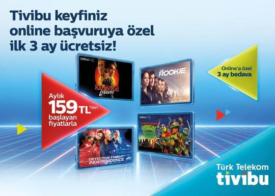 Tivibu’dan yeni müşterilere özel ilk 3 ay ücretsiz eğlence paketi