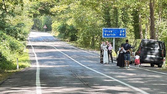 'Ağaç tünel yol'da seyrine doyumsuz manzara