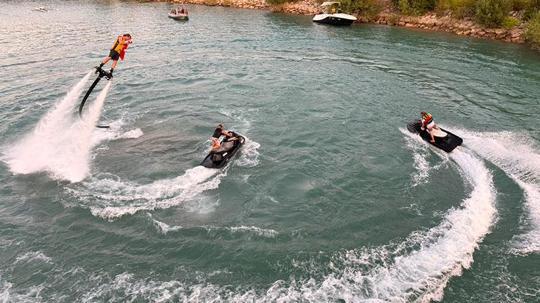 Munzur'da su sporları heyecanı; renkli görüntüler ortaya çıktı