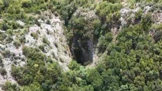 Kadı Harmanı Kokurdanı dronla görüntülendi